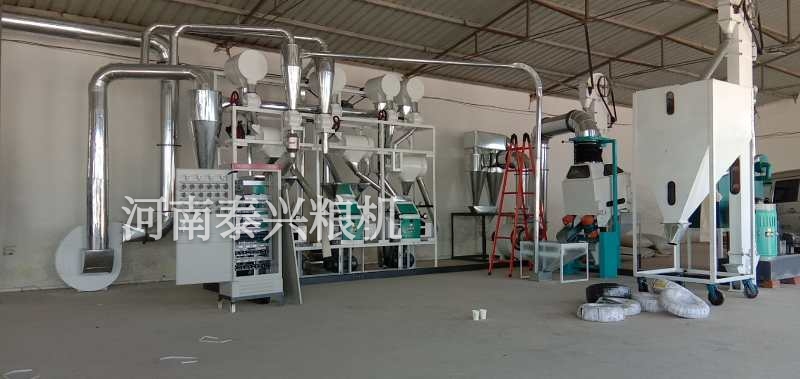 甘肅慶陽面粉機械設(shè)備安裝案例